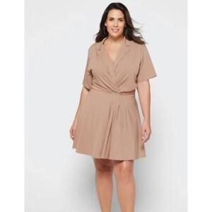 En Saison Beverly Cut Out Mini Dress Plus Size 2X